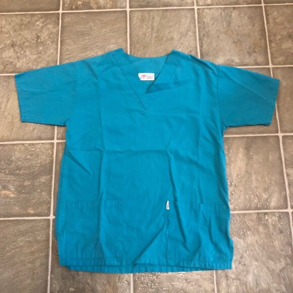 Genny's Uniforms Scrub Top & Pants Set Turquoise - Picture 11 of 15